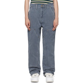 Butter Goods Gray Relaxed-Fit Trousers 231888F087005