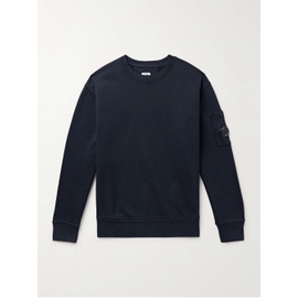 C.P.컴퍼니 C.P. COMPANY Logo-Appliqued Cotton-Jersey Sweatshirt 1647597323851184