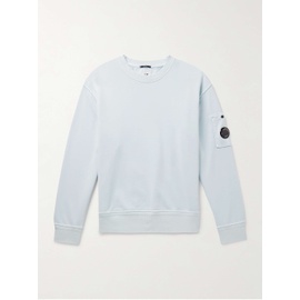 C.P.컴퍼니 C.P. COMPANY Logo-Appliqued Cotton-Jersey Sweatshirt 1647597323851259