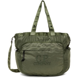 C.P.컴퍼니 C.P. Company Green Nylon B Crossbody Messenger Bag 241357M170007