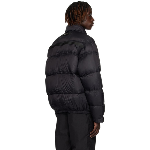  C2H4 Black Quilted Down Jacket 232299M178001