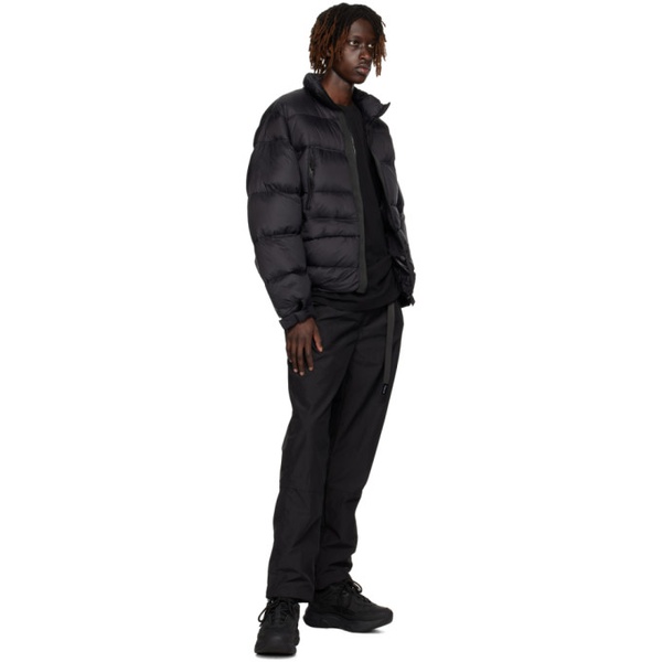  C2H4 Black Quilted Down Jacket 232299M178001