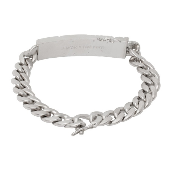  C2H4 Silver Debris Crevice Bracelet 232299M142000