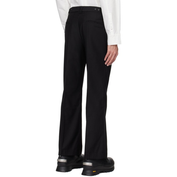  C2H4 Black Standard Suit Trousers 241299M191005