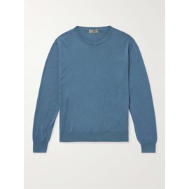 CANALI Cotton and Silk-Blend Sweater 1647597307007566