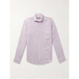 CANALI Crinkled-Linen Shirt 1647597322986988