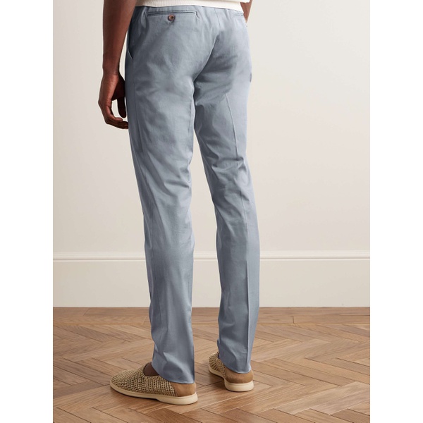  CANALI Kei Slim-Fit Cotton-Blend Suit Trousers 1647597322995792