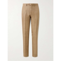 CARUSO Straight-Leg Linen, Wool and Silk-Blend Suit Trousers 1647597327693646