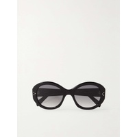 CELINE EYEWEAR Oversized round-frame acetate sunglasses 790730444