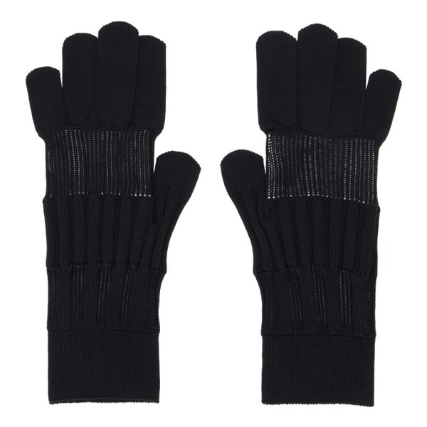  CFCL Black Fluted Gloves 222587F012000