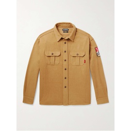 CHERRY LOS ANGELES Logo-Appliqued Brushed-Cotton Shirt 1647597330390016