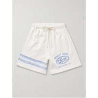 CHERRY LOS ANGELES Straight-Leg Logo-Print Cotton-Jersey Drawstring Shorts 1647597313222594