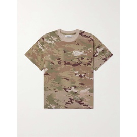 CHERRY LOS ANGELES American Outdoorsman Garment-Dyed CA모우 MOUFLAGE-PRINT Cotton-Jersey T-Shirt 1647597330390294