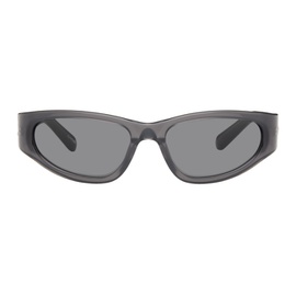 CHIMI Gray Slim Sunglasses 241230M134002