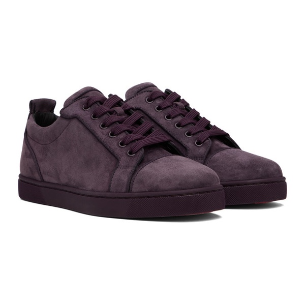 크리스찬 루부탱 크리스찬 루부탱 Christian Louboutin Purple Louis Junior Sneakers 232813M237001