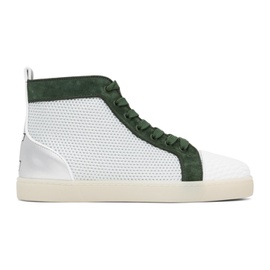 크리스찬 루부탱 Christian Louboutin 오프화이트 Off-White & Green Varsilouis Sneakers 231813M231021