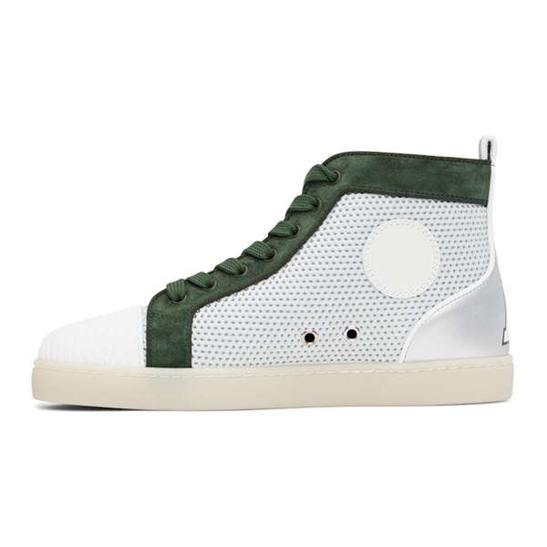 크리스찬 루부탱 크리스찬 루부탱 Christian Louboutin 오프화이트 Off-White & Green Varsilouis Sneakers 231813M231021