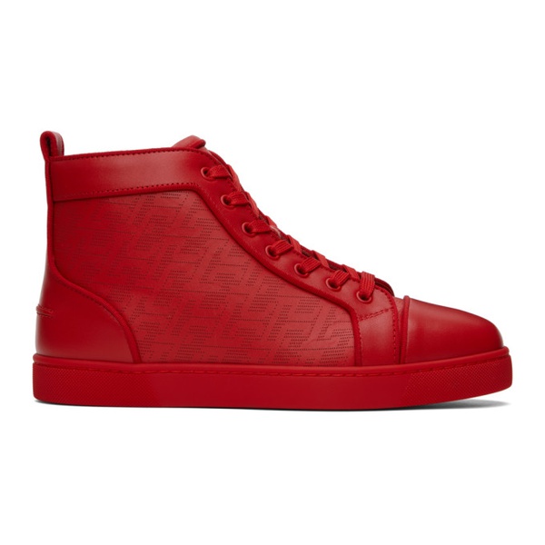 크리스찬 루부탱 크리스찬 루부탱 Christian Louboutin Red Louis Orlato Sneakers 231813M236010