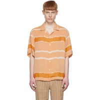 커먼 스웨덴 CMMN SWDN Orange Sol Shirt 221756M192001
