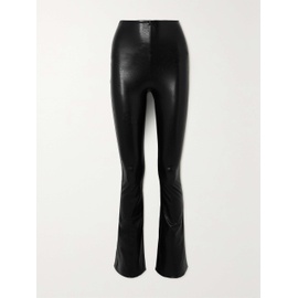 COMMANDO Faux stretch-leather flared pants 790758408