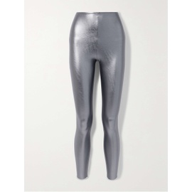 COMMANDO Metallic faux stretch-leather leggings 790764573