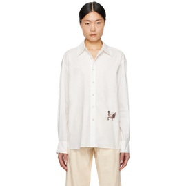 COMMAS White Embroidered Shirt 241583M192016