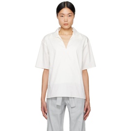 COMMAS White Spread Collar Shirt 241583M192011