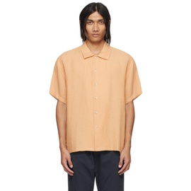 COMMAS Tan Oversized Shirt 241583M192009
