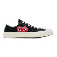 COMME des GARCONS PLAY Black & White 컨버스 Converse 에디트 Edition PLAY Chuck 70 Low-Top Sneakers 231246M237000