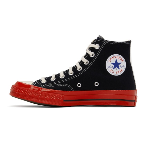  COMME des GARCONS PLAY Black & Red 컨버스 Converse 에디트 Edition PLAY Sneakers 221246M236005