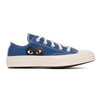 COMME des GARCONS PLAY Blue 컨버스 Converse 에디트 Edition Chuck 70 Sneakers 222246F128000