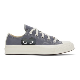 COMME des GARCONS PLAY Gray 컨버스 Converse 에디트 Edition Chuck 70 Sneakers 231246F128005
