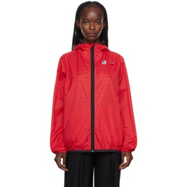 COMME des GARCONS PLAY Red K-Way 에디트 Edition Rain Jacket 231246F063008