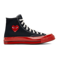 COMME des GARCONS PLAY Black & Red 컨버스 Converse 에디트 Edition Chuck 70 Sneakers 222246M236000