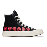 COMME des GARCONS PLAY Black 컨버스 Converse 에디트 Edition Chuck 70 Multi Heart Sneakers 241246F127001