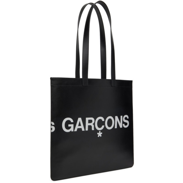  COMME des GARCONS WALLETS Black Huge Logo Tote 231230M172000