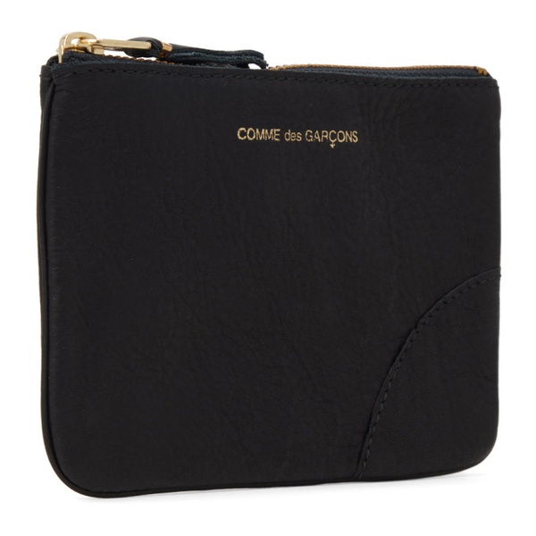  COMME des GARCONS WALLETS Black Washed Pouch 241230F045001