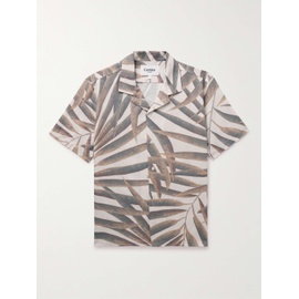 CORRIDOR Camp-Collar Printed Linen and Cotton-Blend Shirt 1647597308233354