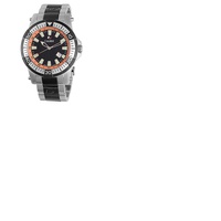 Calibre Hawk Date Black and Orange Dial Stainless Steel Mens Watch SC-5H1-04-007-079 SC-5H1-04-007.079