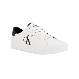 Calvin Klein Mens Rex Lace-Up Slip-On Sneakers 16251306