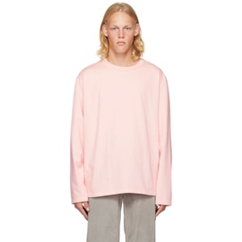 카미엘 포트젠스 Camiel Fortgens Pink Oversized Long Sleeve T-Shirt 222109M213002