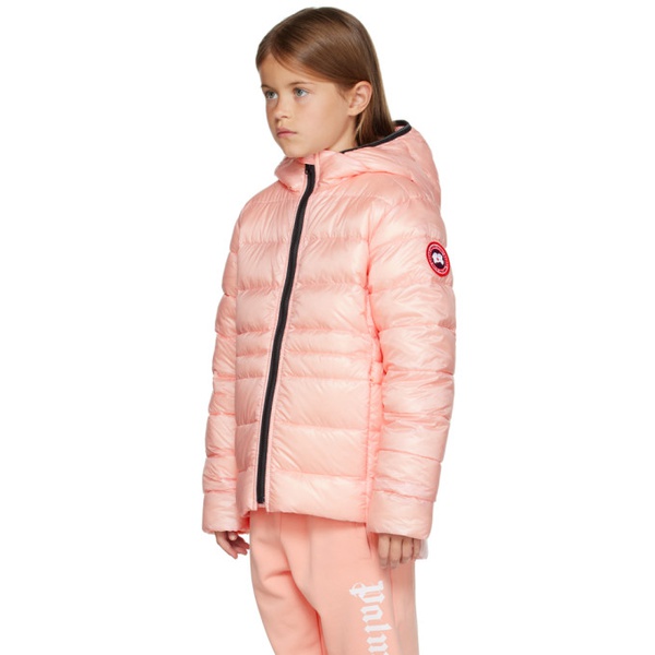  캐나다구스 Canada Goose Kids Kids Pink Cypress Down Jacket 232824M701016