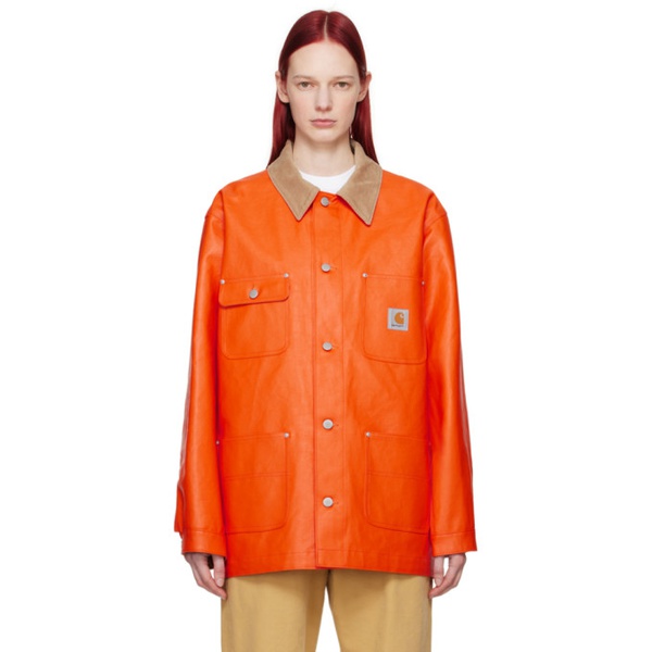 칼하트 준야 와타나베 Junya Watanabe Orange 칼하트 Carhartt Work In Progress 에디트 Edition Jacket 241253F063001