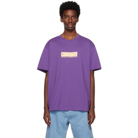 칼하트 Carhartt Work In Progress Purple Heat Script T-Shirt 231111M213059