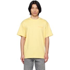 칼하트 Carhartt Work In Progress Yellow Fez T-Shirt 231111M213060