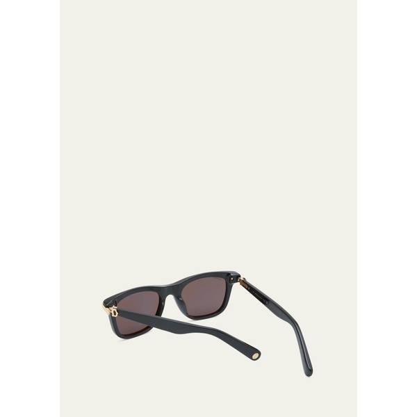  Cartier Mens Saddle Bridge Square Sunglasses 4472929