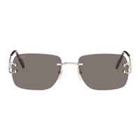 Cartier Silver Square Sunglasses 242346M134005