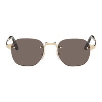 Cartier Gold Square Sunglasses 242346M134029