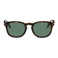 Cartier Tortoiseshell Oval Sunglasses 222346M134019