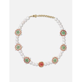 카사블랑카 Casablanca Gradient Flower Short Necklace 911963